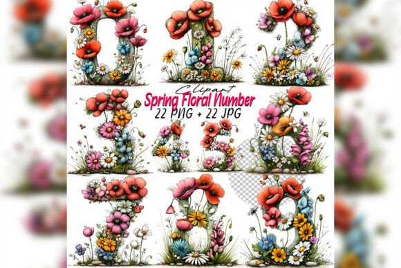 Bringing Stories to Life with Whimsical Floral Number Birthday Clipart