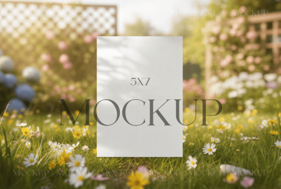 Elevate Your Brand with a Summer Card Mockup Vertical