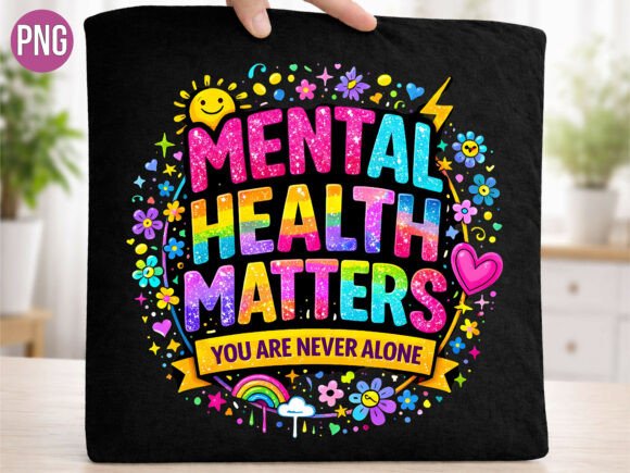 Elevating Awareness: The Power of the Mental Health Matters Rainbow PNG Shirt in Modern Design