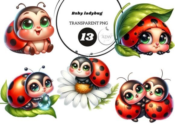Evaluating Baby Ladybug Illustrations for Creative Projects
