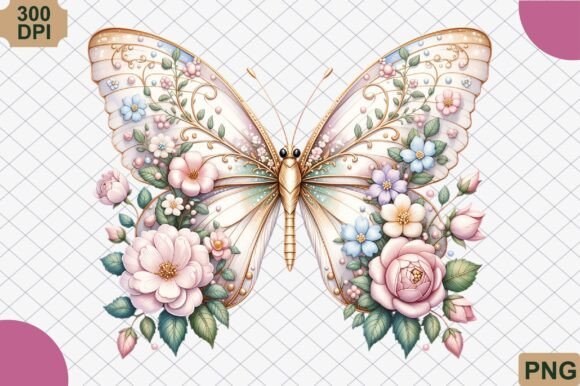 Integrating Watercolor Floral Butterfly Wedding PNGs into Professional Design Workflows